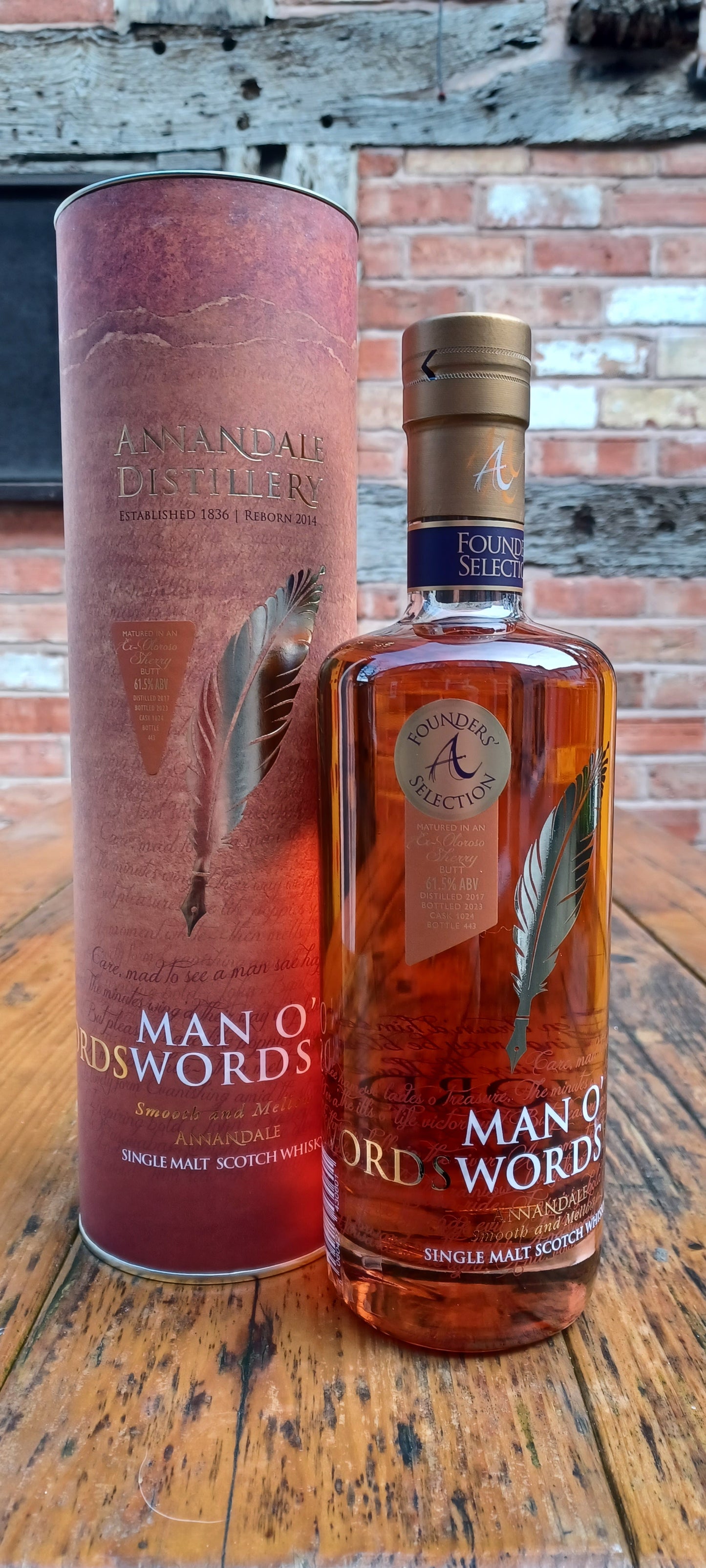 Annandale Man O'Words 2017 Founders Selection ex Oloroso Sherry Butt