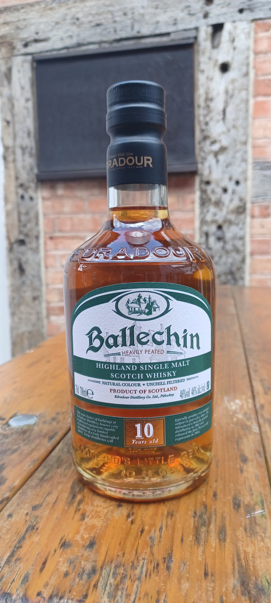 Ballechin Heavily peated single malt 10yr