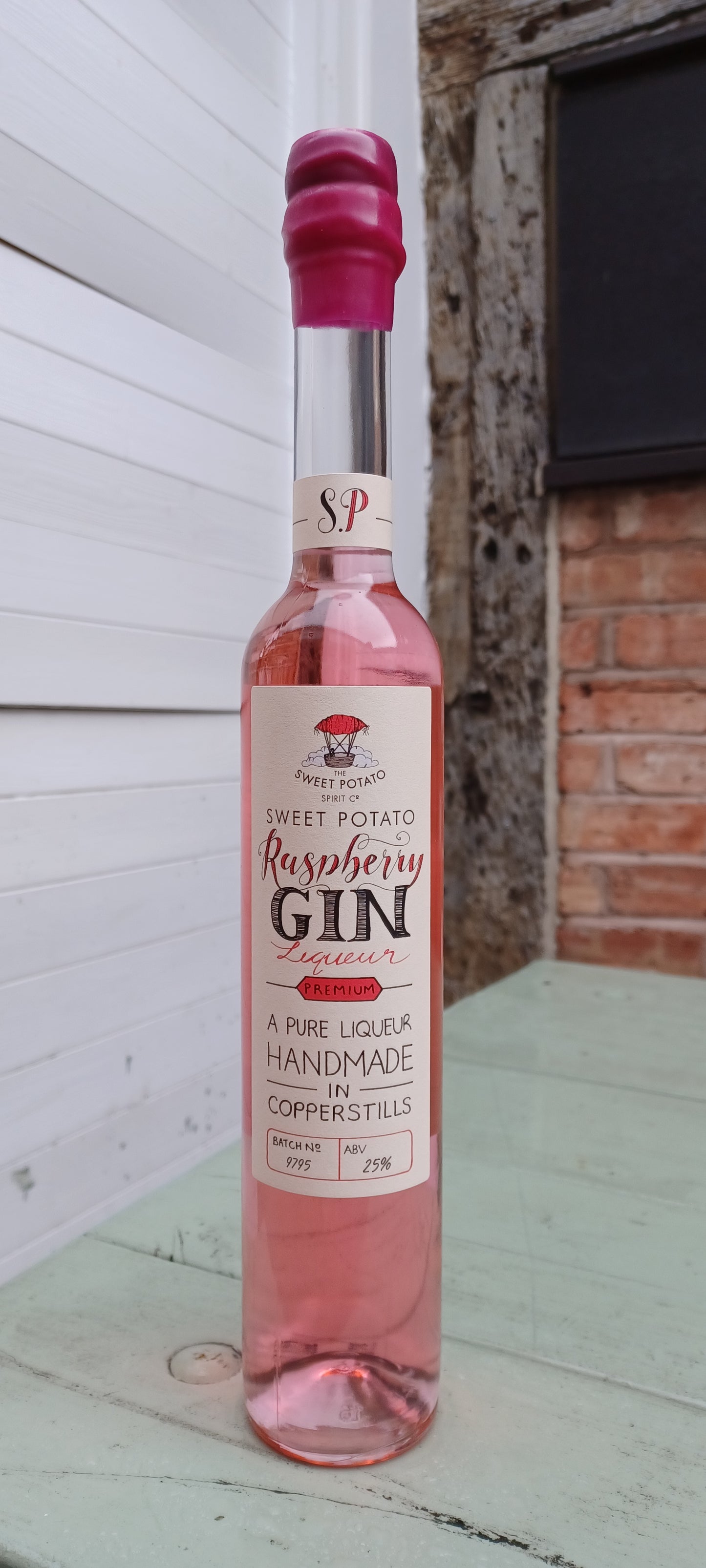 Sweet Potato Raspberry Gin liqueur 25% abv