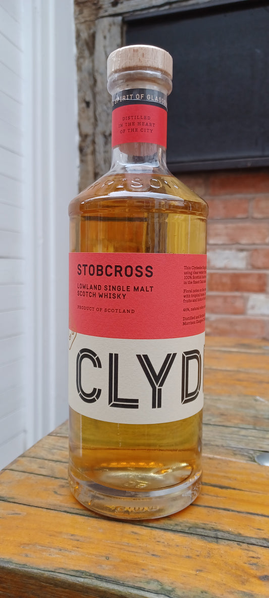 Clydeside Lowland Single Malt. Stobcross 46% abv