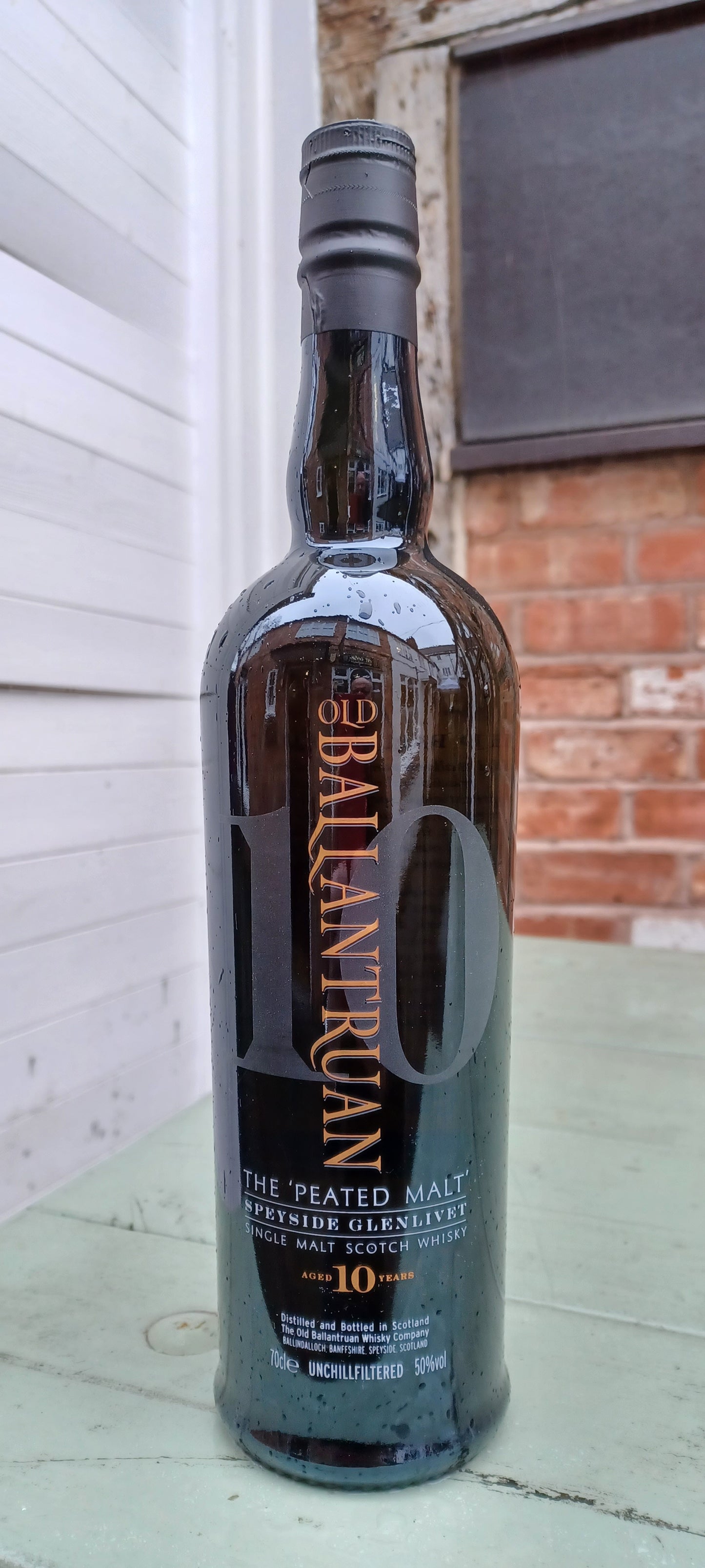 Old Ballantruan 10 year old. 'The Peated Malt', Speyside Whisky. 50%abv.