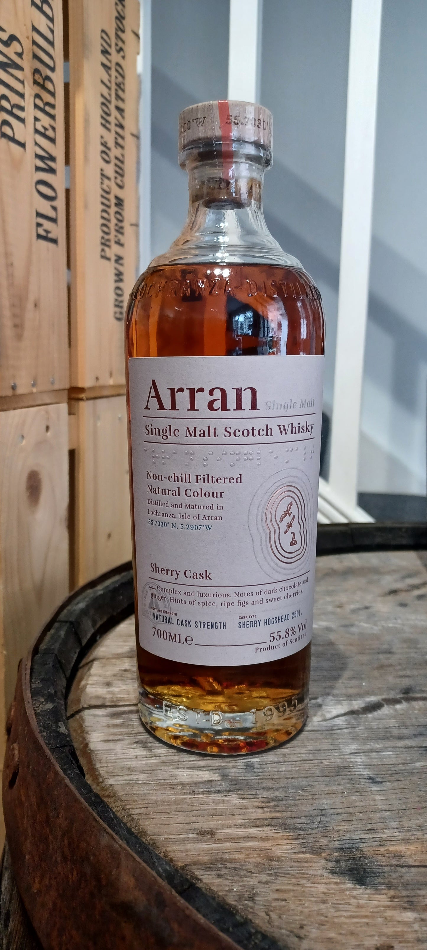 Arran. 'The Bodega' Sherry Cask. 55.8% abv.