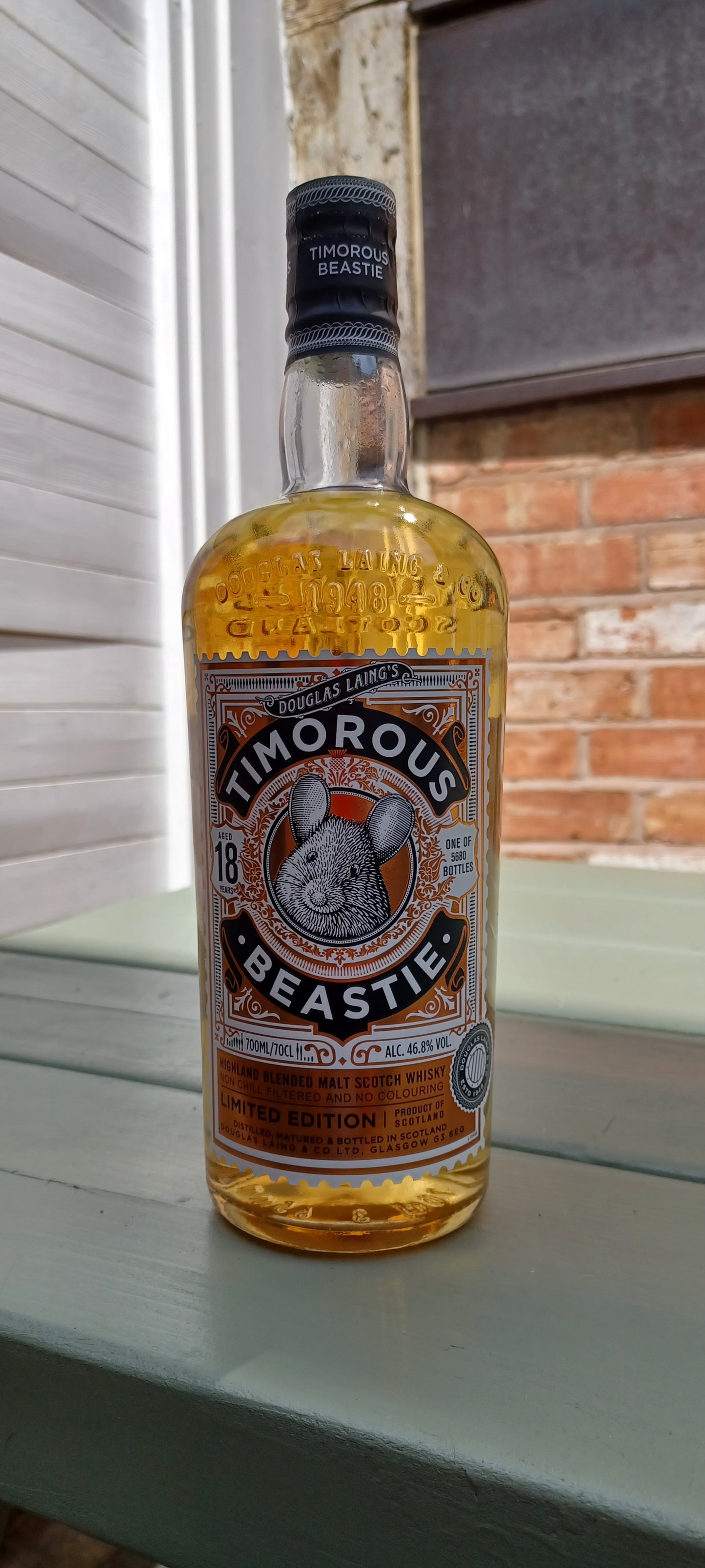 Douglas Laing's Timorous Beastie. 18yr Highland Blended Malt whisky