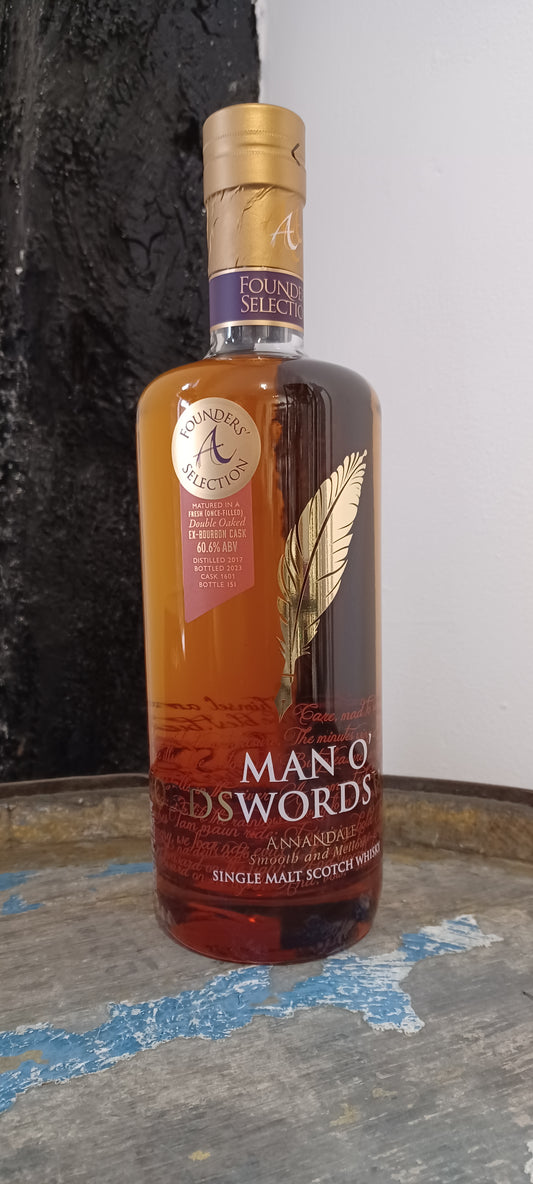 Annandale Man O Words Double Oaked Bourbon