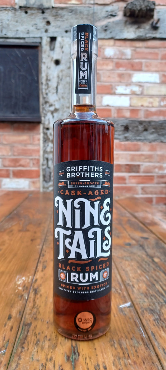 Griffiths Bothers Nine tails Black Spiced Rum