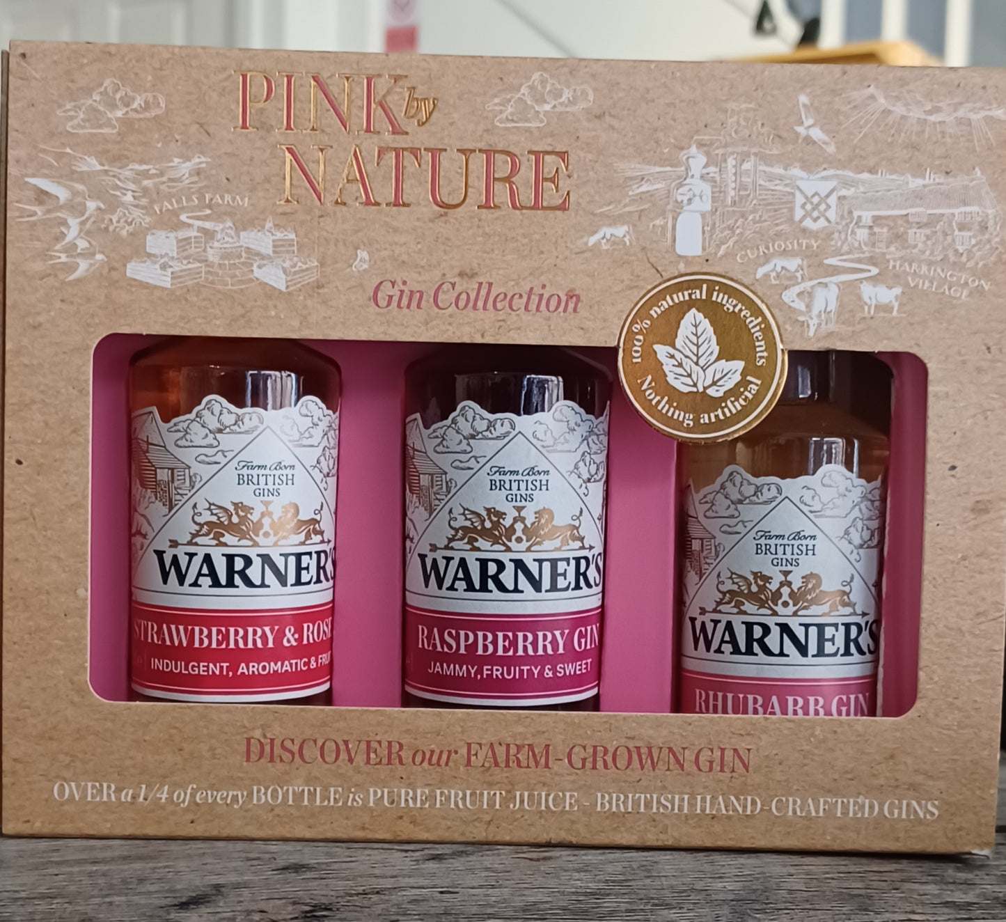 Warner's Gin Gift Pack 3 x 5cl