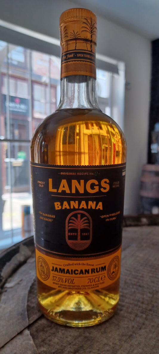 Langs Banana Jamaican Rum 37.5%abv