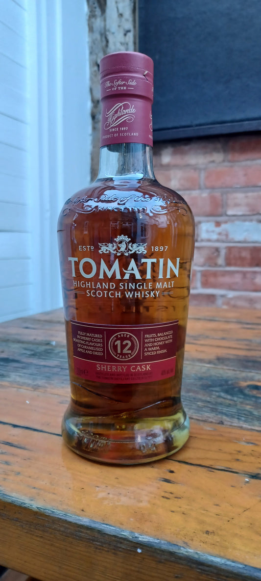 Tomatin 12yr old. Sherry Cask