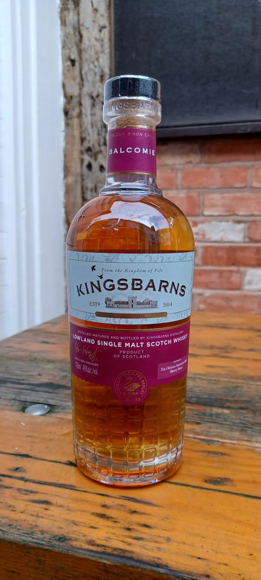 Kingsbarns Balcomie Sherry Cask. 46% abv