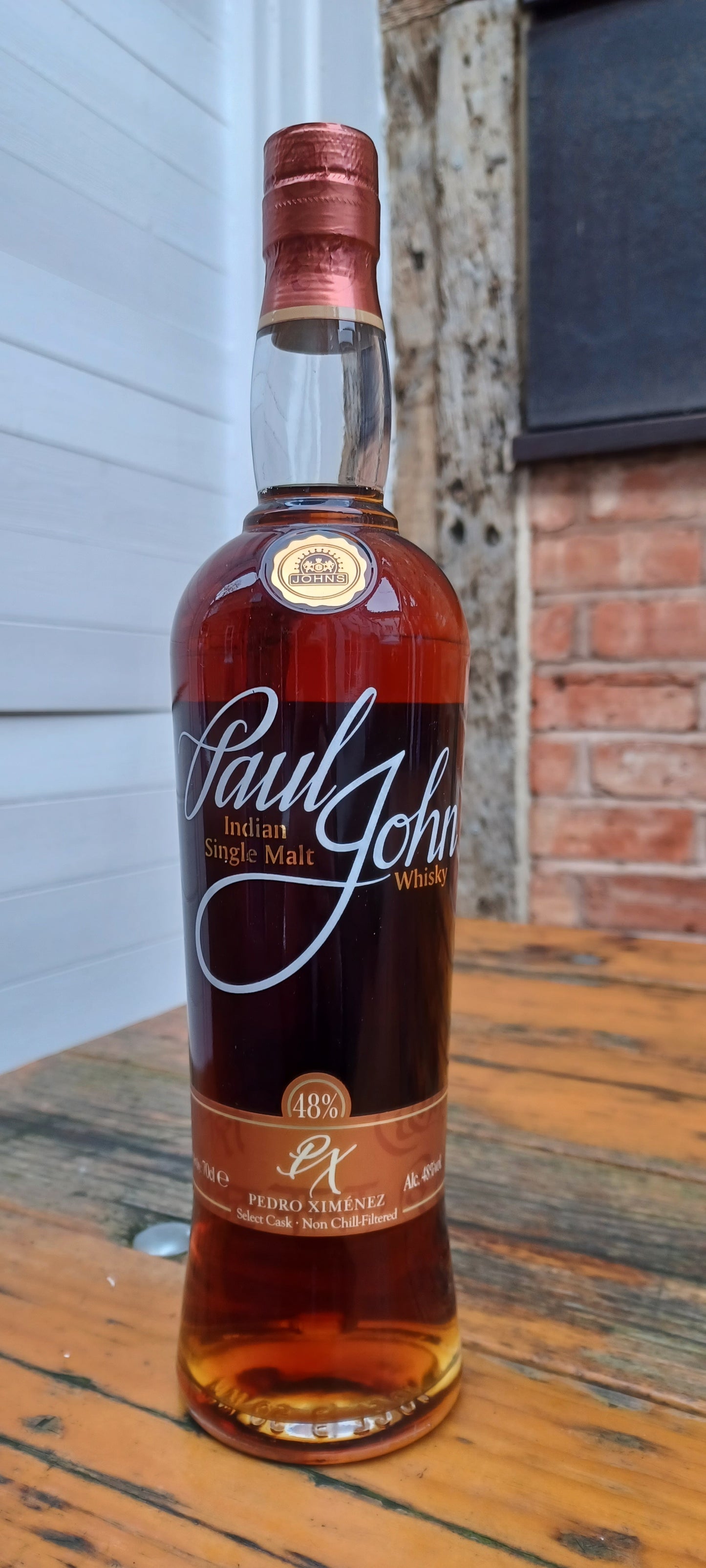 Paul John Pedro Ximenez cask. 48% abv