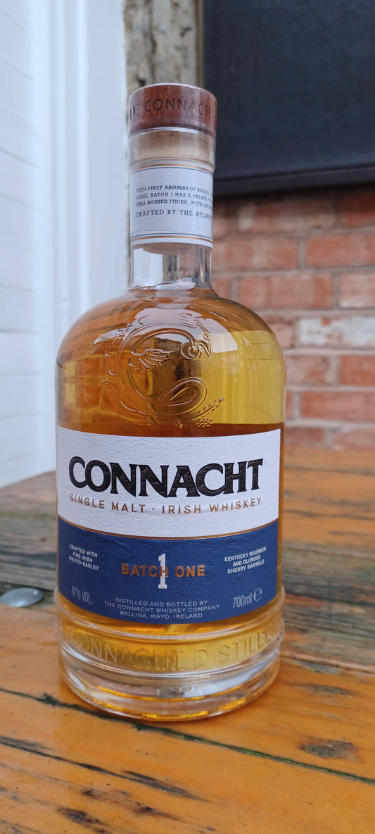 Connacht Single Malt Irish Whiskey Batch 1