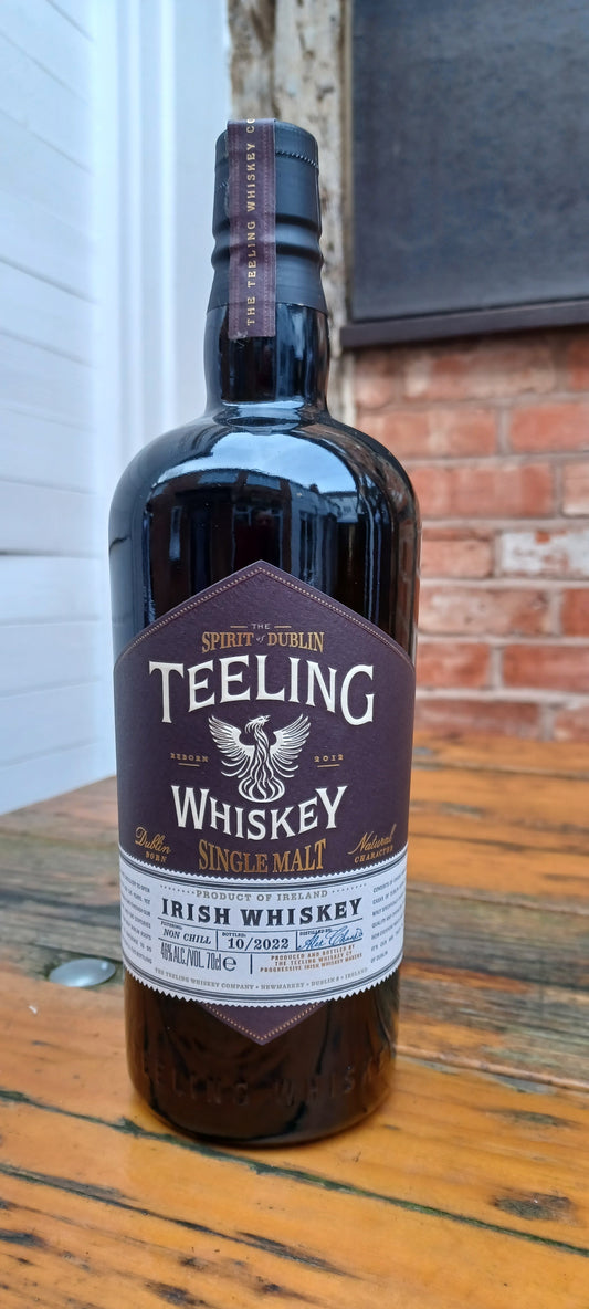 Teeling Single Malt Irish Whiskey. 46% abv