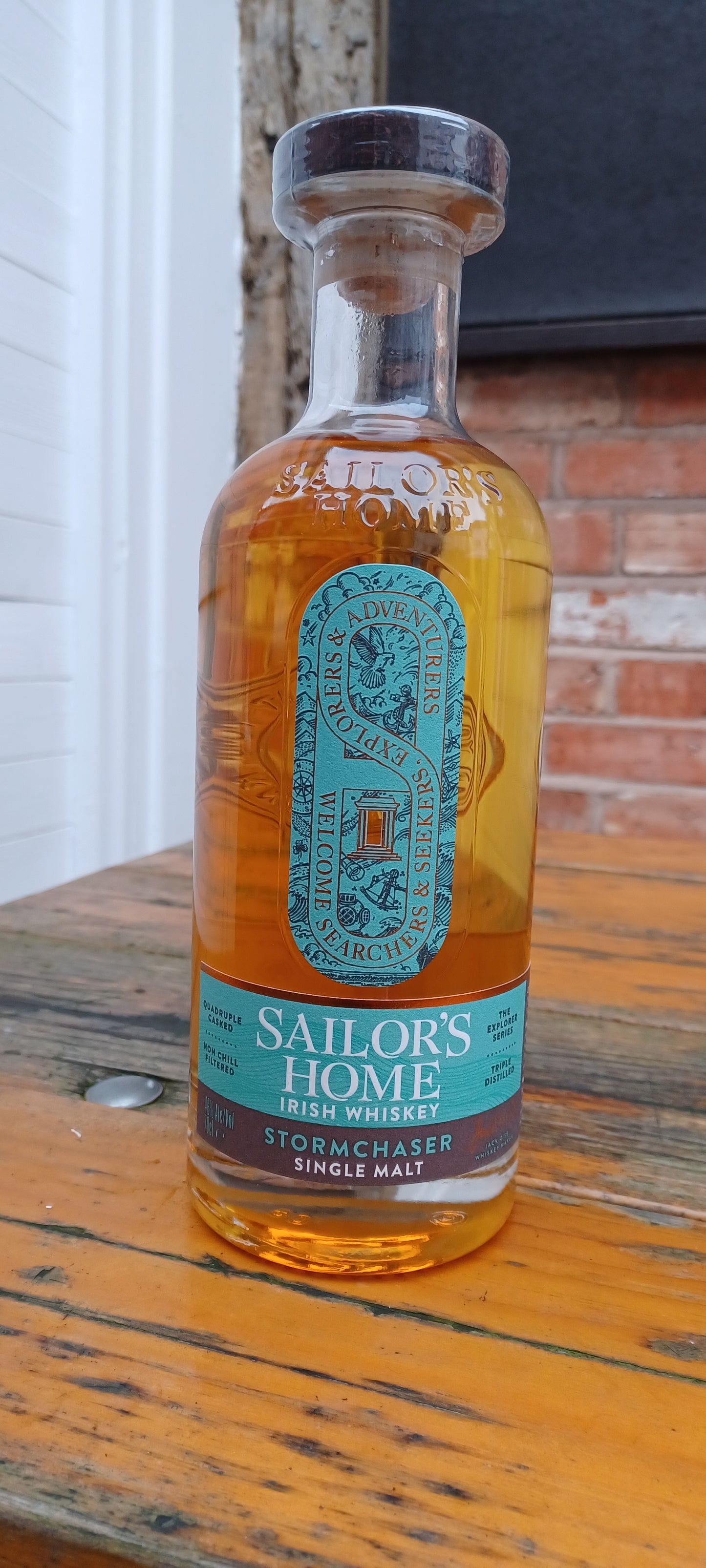 Sailor's Home Stormchaser. Single Malt Irish Whiskey