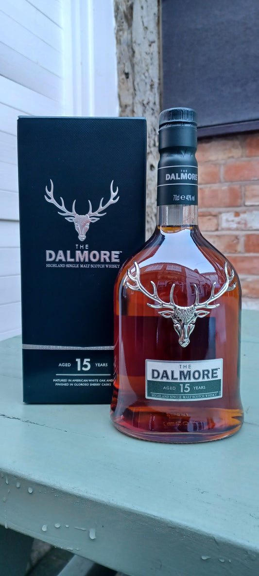 Dalmore 15 year Highland Single Malt. 40% abv