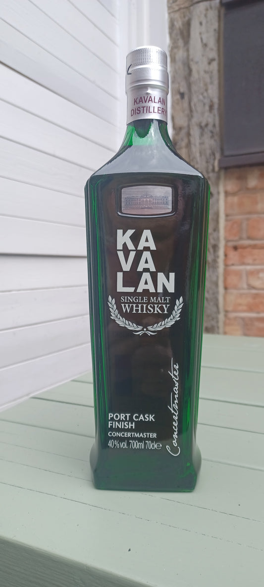 Kavalan Port Cask finish. Concertmaster. 40% abv