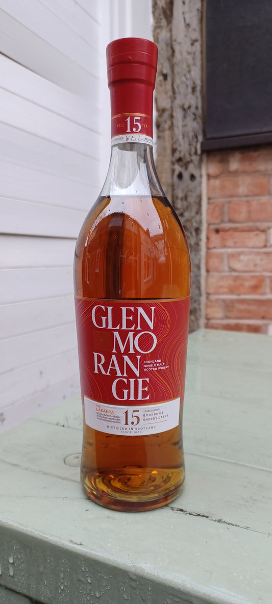 Glenmorangie. 15 year The Lasanta. Highland Single Malt. 43% abv
