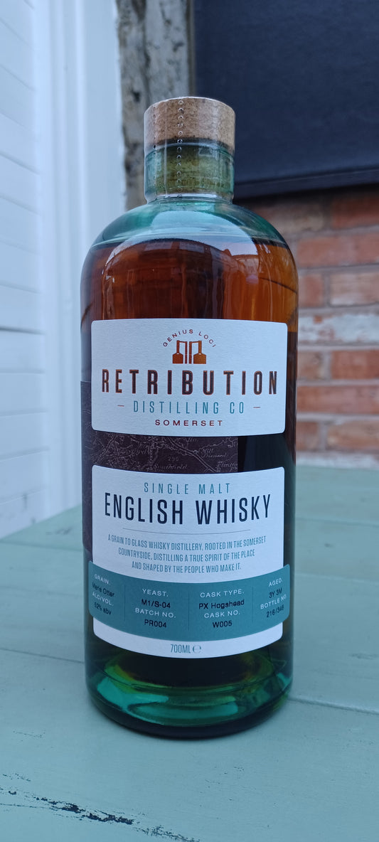 Retribution. Pedro Ximenez Hogshead. 700ml. 52% abv