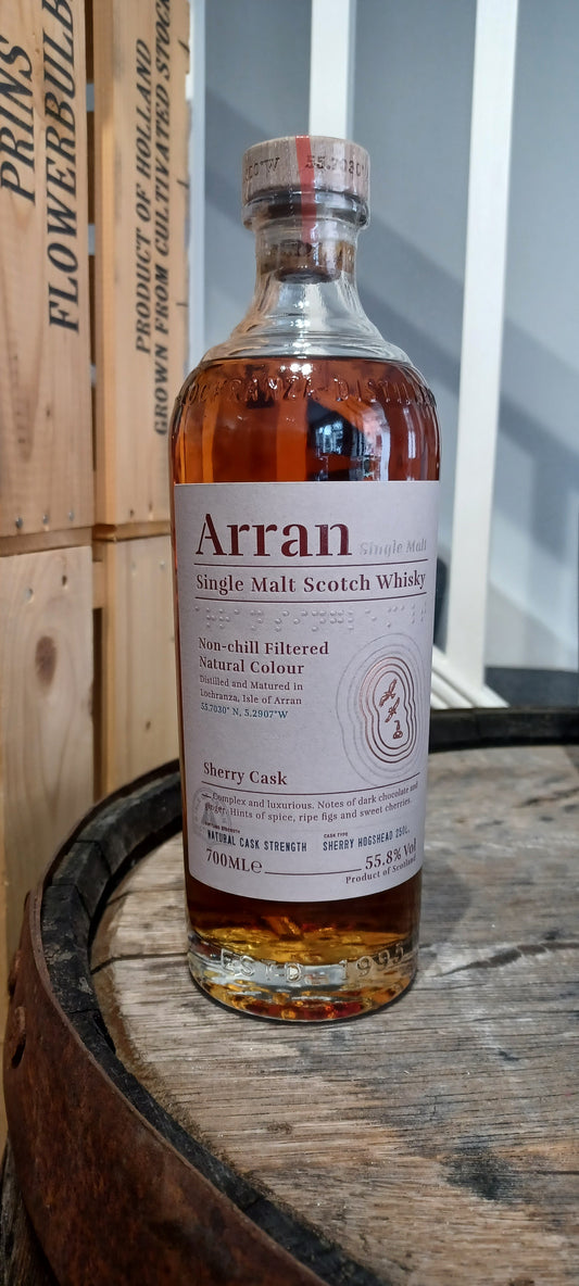 Arran. 'The Bodega' Sherry Cask. 55.8% abv.