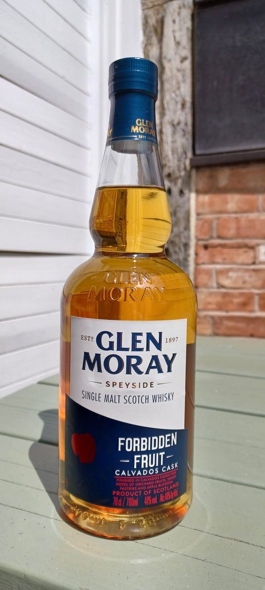 Glen Moray. Speyside. Forbidden Fruit. Calvados Cask. 40% abv