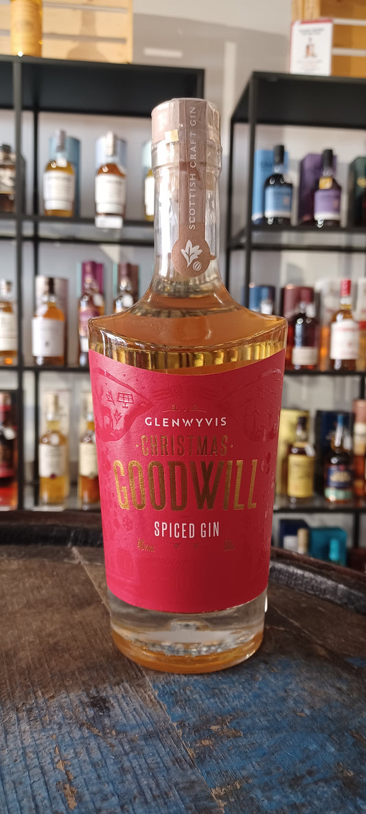 Glenwyvis Christmas Goodwill Spiced Gin. 50cl. 46% abv