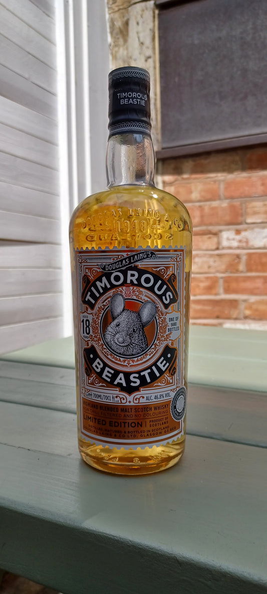 Douglas Laing's Timorous Beastie. 18yr Highland Blended Malt whisky